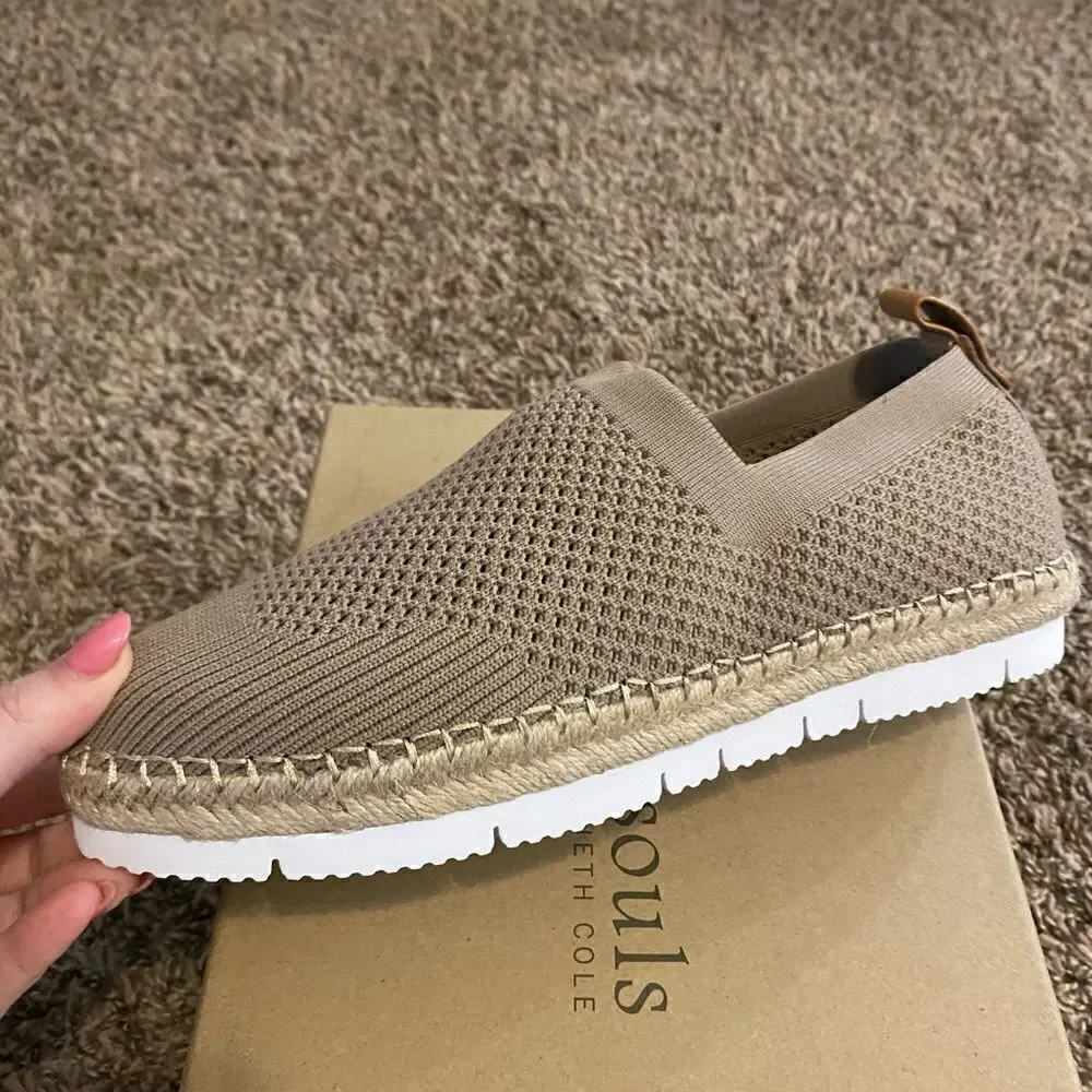 Gentle Souls by Kenneth Cole Women's Lizzy Eva Knit Espadrille Sandal NWT 7.5